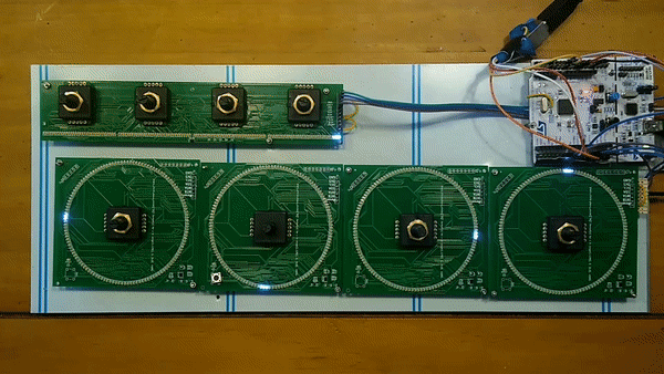 Video of MIDI controller using the PCBs